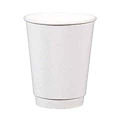 14 oz Çift Katlı Double Wall Beyaz Karton Bardak 500 Adet